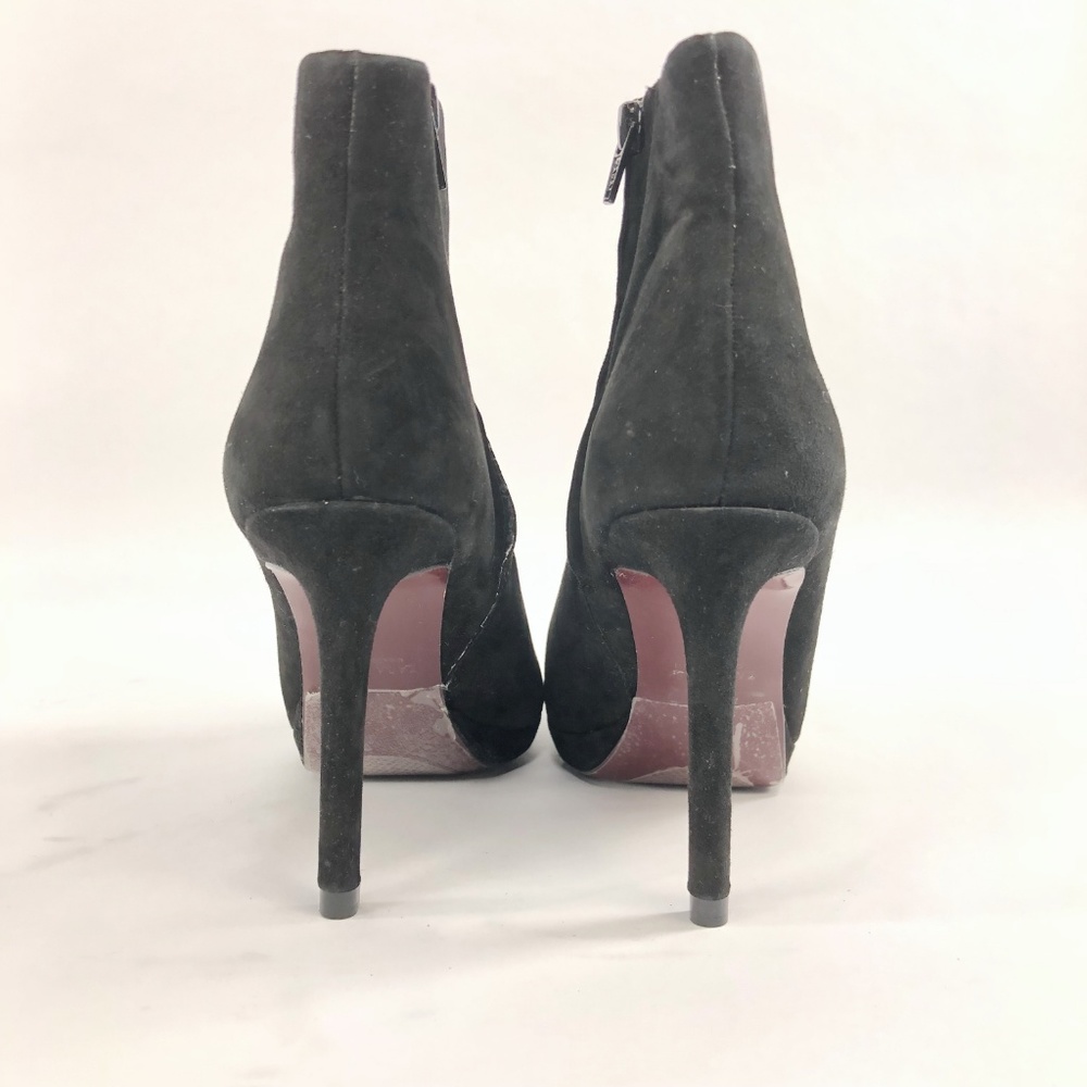 SOLD Zara Suede Leather Stiletto Heel Bootie Loub - Picture 6 of 8